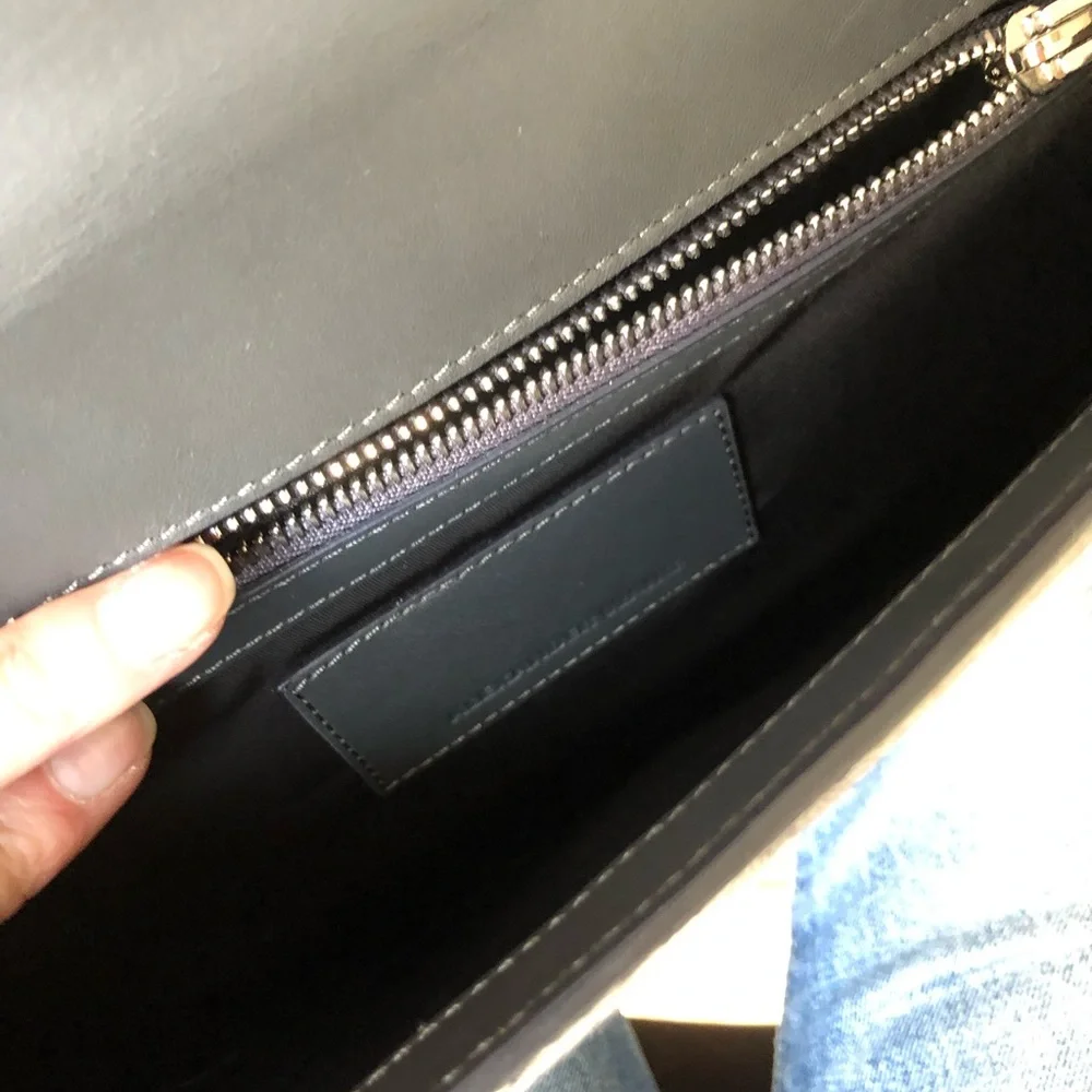 Alexander Wang pony hair Racketeer gray large handbag $1900 - Picture 6 of 9